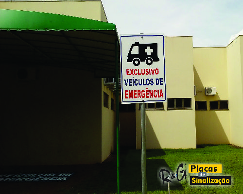 PLACA VAGA AMBULÂNCIA
