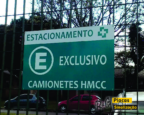 PLACA VAGA EXCLUSIVA