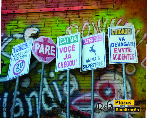 PLACAS DE TRÂNSITO PARA CONDOMÍNIO