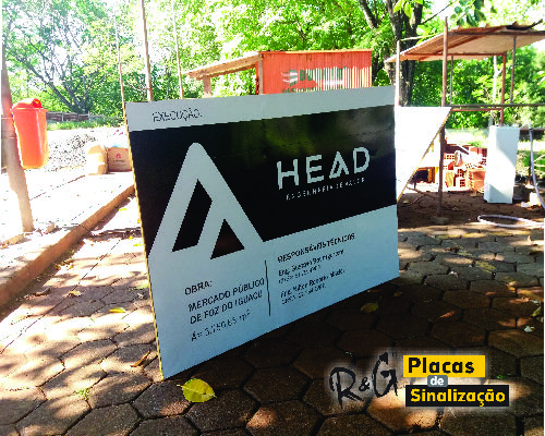 placa obra construtora